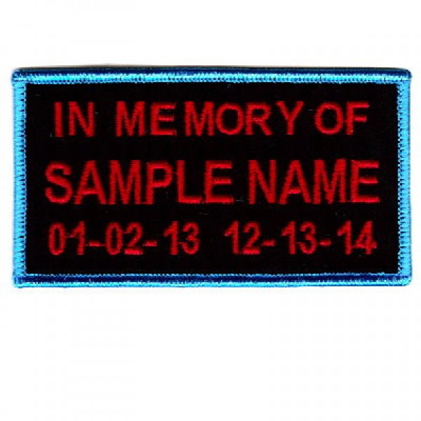 Custom In Memory of - 3 Line Custom In Memory of - 3 Line
