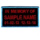 Custom Memory Patches