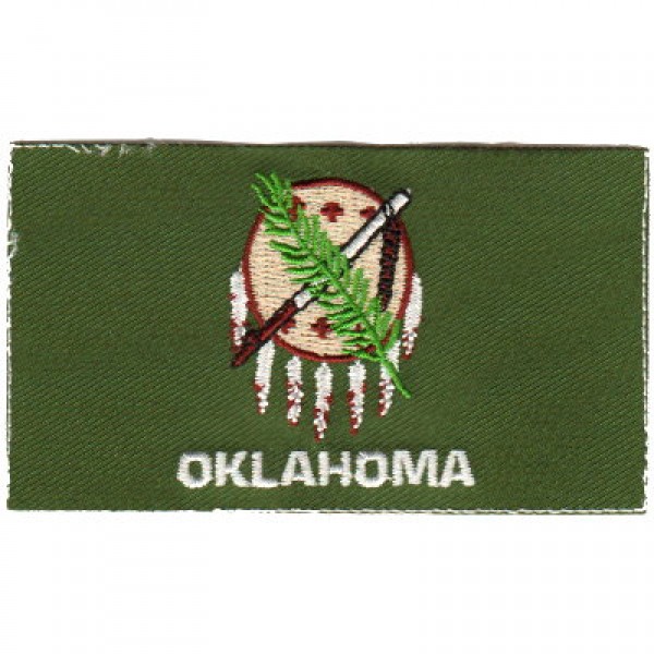 State Flag- Oklahoma Green