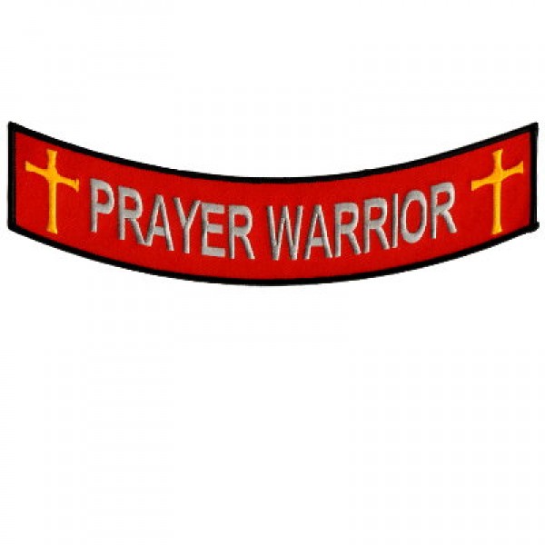 Prayer Warrior Bottom Rocker patch Prayer Warrior Bottom Rocker patch