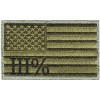 US Flag- 3 Percent- Olive