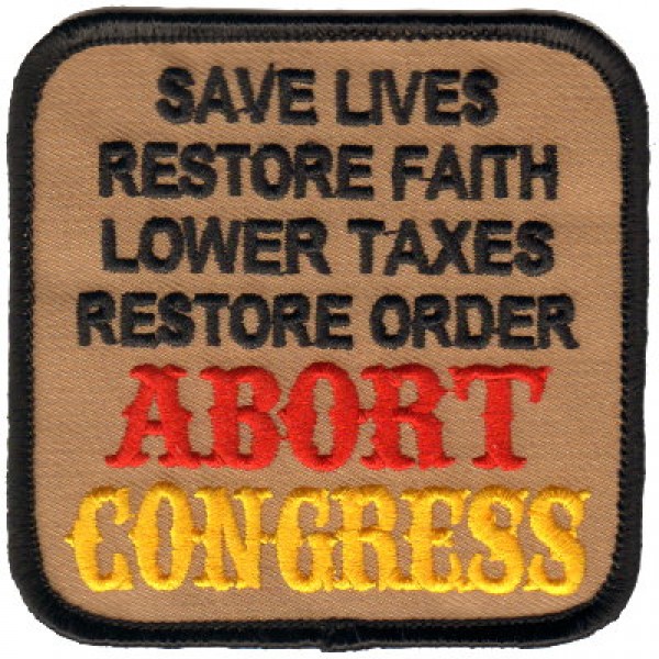 ABORT CONGRESS PATCH