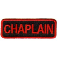 Officer Tag- Chaplain Red