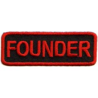 Officer Tag- Founder Red
