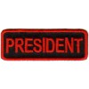 Red President patch