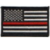 US Flag- Blk & Wht (Red Line)