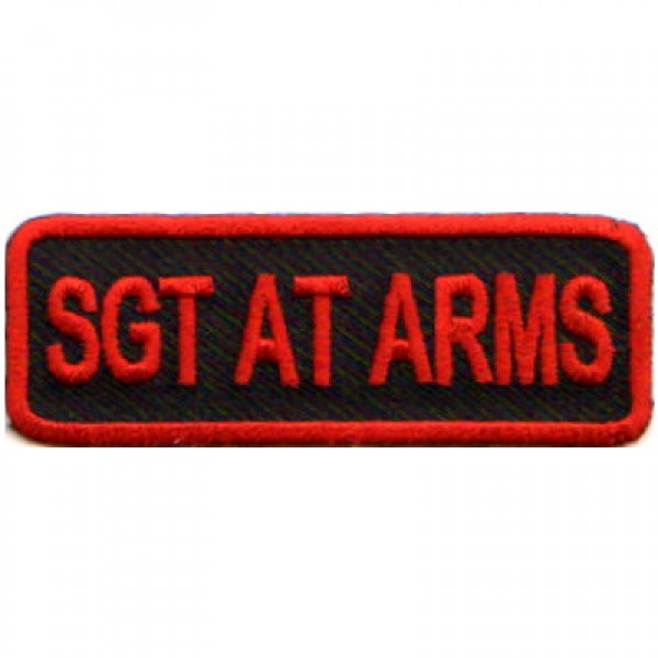 Officer Tag- Sgt at Arms Red