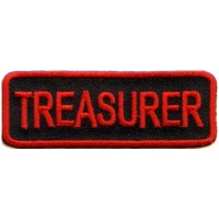 Officer Tag- Treasurer Red