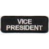 Black Vice President patch