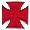 Iron Cross Red on Red Small Patch